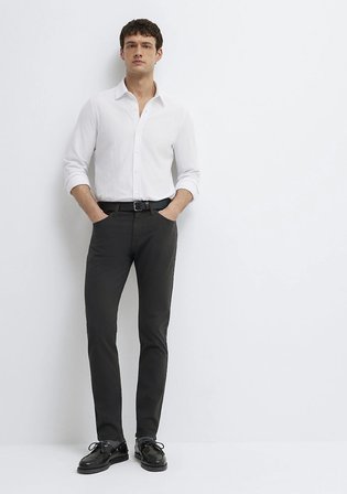 Marcus Kahverengi Gabardin Pantolon 00351A4090