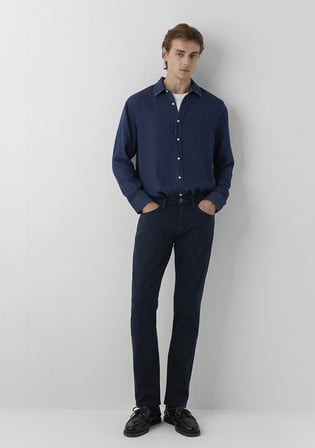 Jake Koyu Antrasit Comfort Gabardin Pantolon 00422A4092