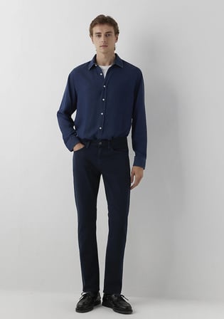 Jake Koyu Antrasit Comfort Gabardin Pantolon 00422A4092