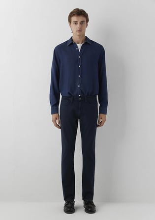 Jake Koyu Antrasit Comfort Gabardin Pantolon 00422A4092