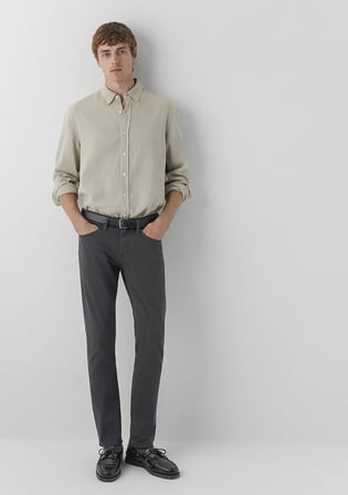 Jake Antrasit Comfort Gabardin Pantolon 00422A4093