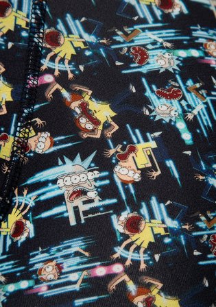 Rick and Morty Baskılı Lacivert Boxer 0912454-30217