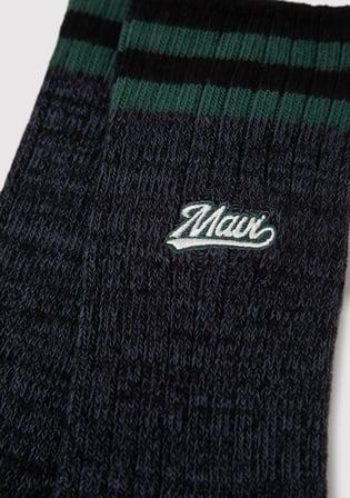 Mavi Patch Logo Nakışlı Bot Çorabı 0912551-900