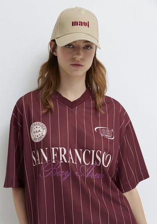 San Francisco Baskılı Çizgili Forma 1614373-91759