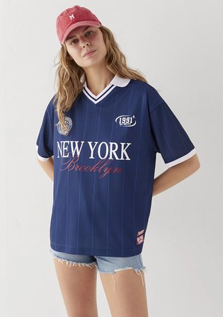 New York Baskılı Lacivert Forma 1614372-86676