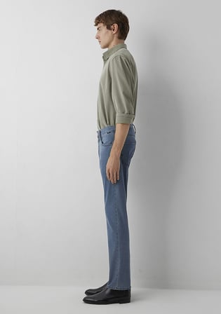 Hunter Mavi Black Puslu Açık Mavi Jean Pantolon 00202A4185
