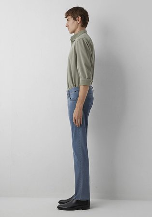 Hunter Mavi Black Puslu Açık Mavi Jean Pantolon 00202A4185