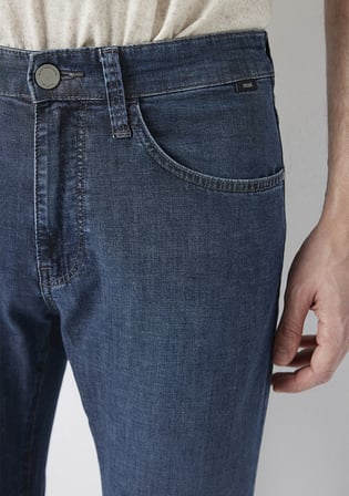 Marcus Mavi Black Puslu Mavi Jean Pantolon 00351A4186
