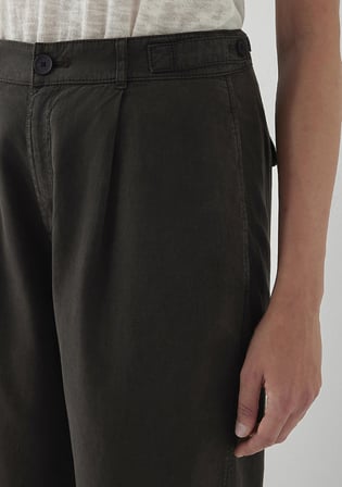 Keten Karışımlı Kahverengi Pantolon 1011222-91100