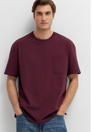 Bordo Basic Tişört 066248-70434