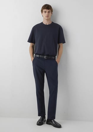 Matthew Lacivert Gabardin Pantolon 0010242-A6528
