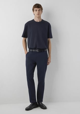 Matthew Lacivert Gabardin Pantolon 0010242-A6528