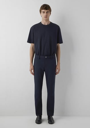 Matthew Lacivert Gabardin Pantolon 0010242-A6528