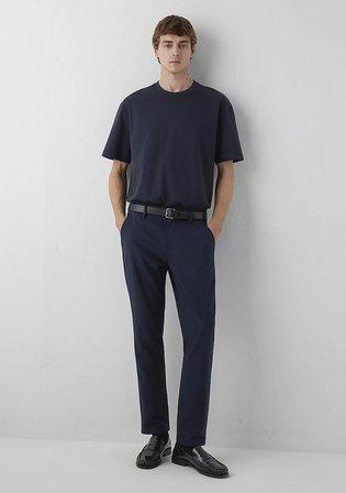 Matthew Lacivert Gabardin Pantolon 0010242-A6528