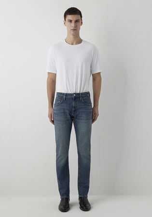 Mavi kvnç Mavi Black Puslu Indigo Mavisi Jean Pantolon 001070-A6559