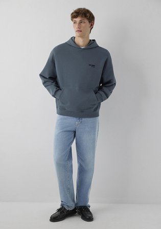 Mavi Jeans Kapüşonlu Lacivert Sweatshirt 0S10676-80776