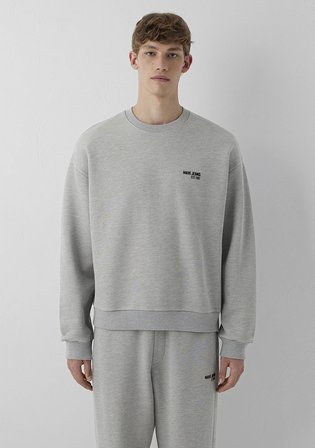 Mavi Jeans Baskılı Gri Sweatshirt 0S10677-80196