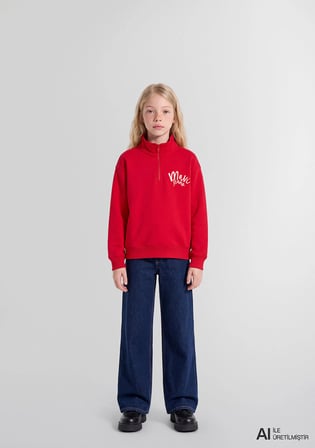 Kırmızı Sweatshirt 7S10175-80638