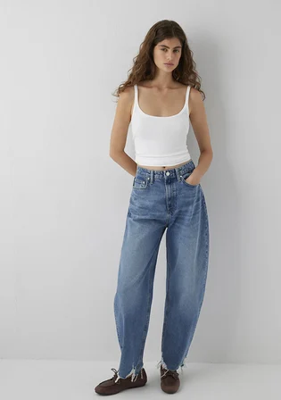Fuji Mid Used Denim Mavi Jean Pantolon 1010849-A6623