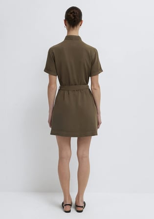 Kahverengi Mini Elbise 1310860-87538