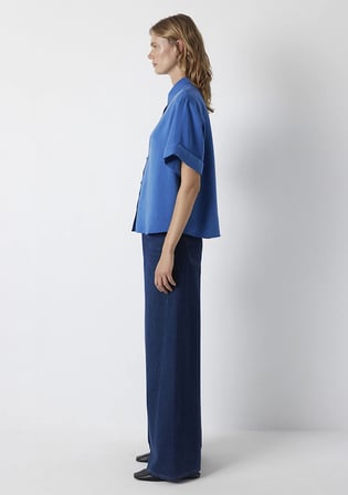 Modal (Tencel™) Karışımlı Mavi Gömlek 1211488-70912