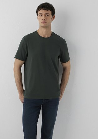 Yeşil Basic Tişört 0610252-71602