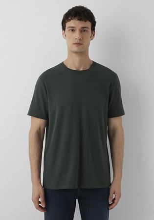 Yeşil Basic Tişört 0610252-71602
