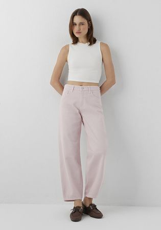Leila Classic Denim Pembe Jean Pantolon 1010600-A3367