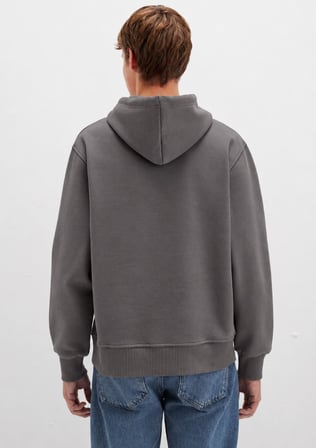 Mavi 065809-86560 Logo Nakışlı Erkek Kapüşonlu Sweatshirt