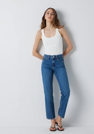 Soho Iconic Puslu Indigo Mavisi Jean Pantolon 1021245-A6604