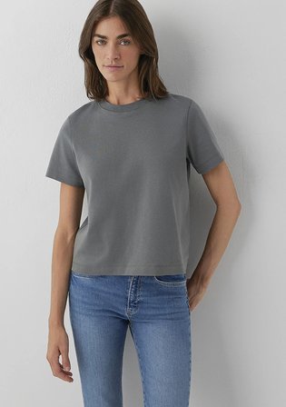 Antrasit Basic Tişört 1614220-70121