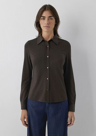 Kahverengi Polo Tişört 1614363-90707