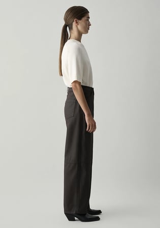 (Tencel TM) Lyocell Kahverengi Pantolon 1011287-90707