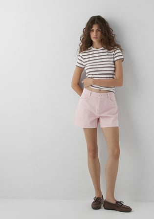 Pembe Şort 1420392-71004