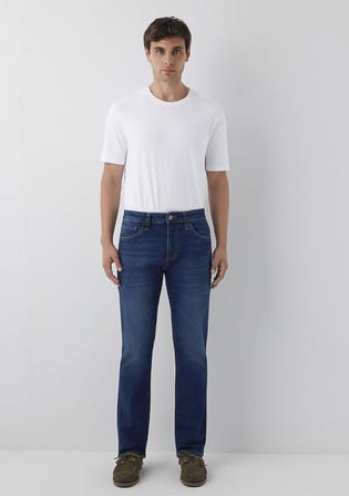 Martin Koyu Mavi Denim Pantolon 88378A6877
