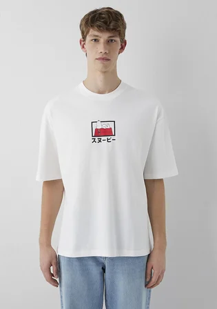 Snoopy Baskılı Tişört 0620223-70057