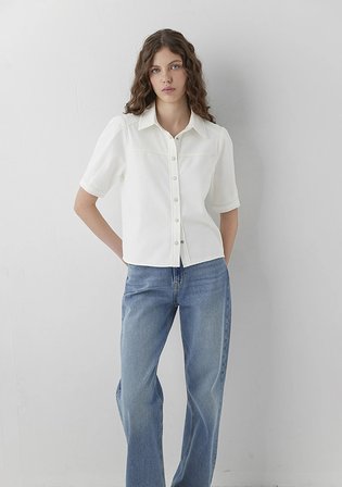 Lisia Iconic Ekru Jean Gömlek 1217128-A6910