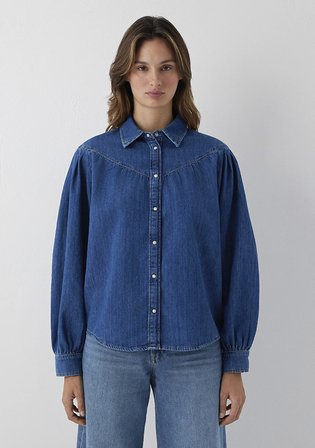 Lisia Iconic Indigo Mavisi Jean Gömlek 1217129-A6911