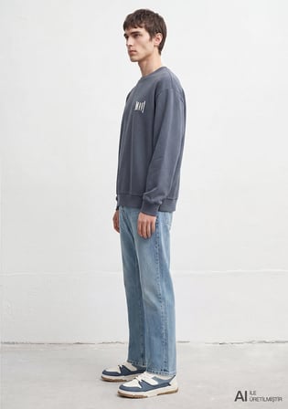 Mavi Logo Antrasit Sweatshirt 0S10659-80776