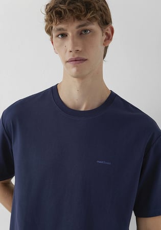 Mavi Jeans Lacivert Basic Tişört 0613681-70497