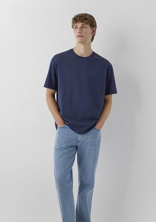 Mavi Jeans Lacivert Basic Tişört 0613681-70497