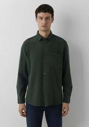(Tencel™) Lyocell Yeşil Gömlek 0212064-71602