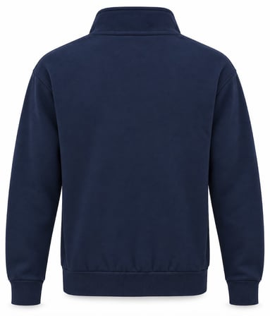 Mavi M0S20113-86415 Mavi Jeans Logo Nakışlı Yarım Fermuarlı Erkek Sweatshirt