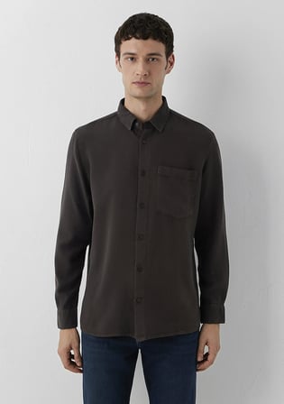 (Tencel TM) Lyocell Kahverengi Gömlek 0212064-70219