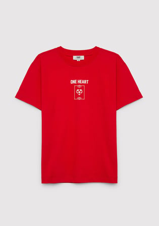 Team Mavi Futbol Koleksiyonu Baskılı Kırmızı Çocuk Tişört 6620014-70477
