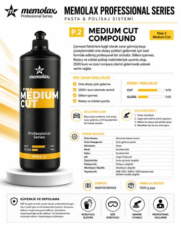 P.2 Medium Cut Compound 1 Kg