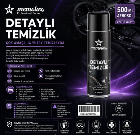 Detaylı Temizlik 500 Ml Aerosel