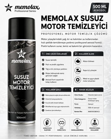 Susuz Motor Temizleyici 500 Ml Aerosel