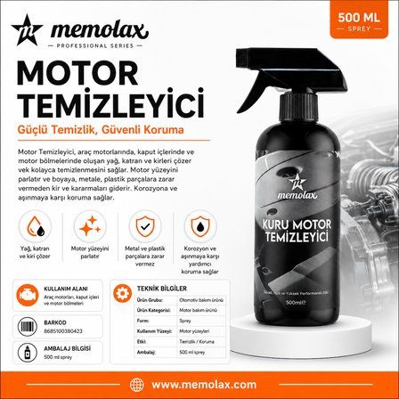 Kuru Motor Temizleme  500 Ml