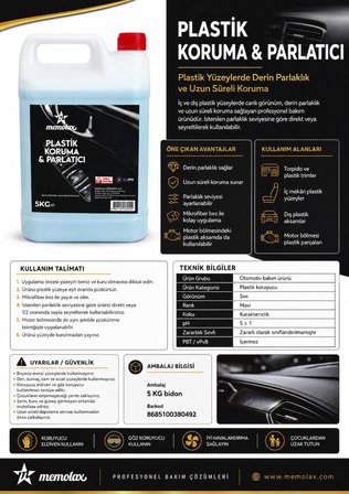 Plastik Koruma Ve Parlatıcı 5 Kg